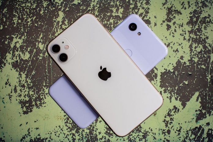 Apple iPhone 11 and Google Pixel 3A