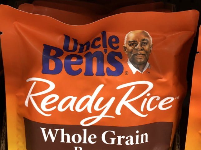 A packet of Uncle Ben's rice