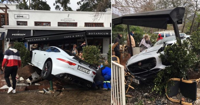 2Fast4U Jaguar driver crashes car in South Africa
