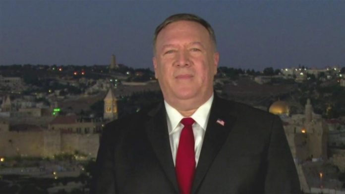 Under fire, Pompeo vouches for Trump's 'America First'