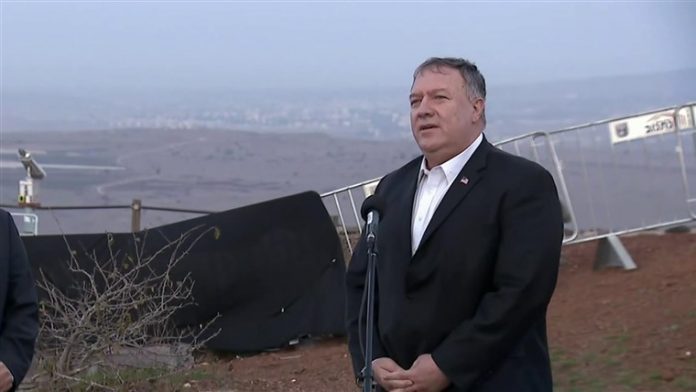 Pompeo recasts U.S. policy towards Israel with visit to settlement winery