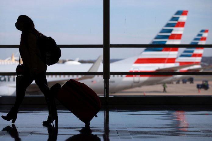 American Airlines offers $129 at-home Covid tests for U.S. travel
