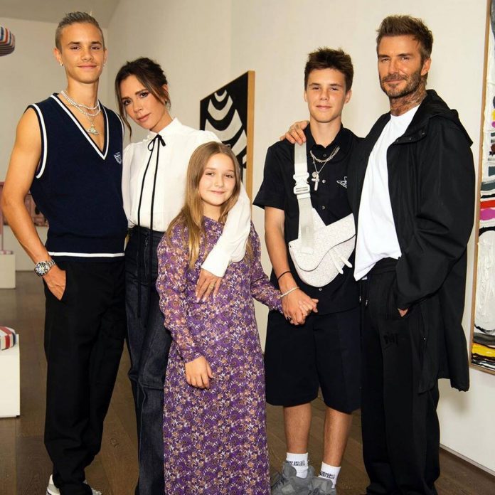 Victoria Beckham’s Family Christmas Card Goes Awry in Relatable Moment - E! Online