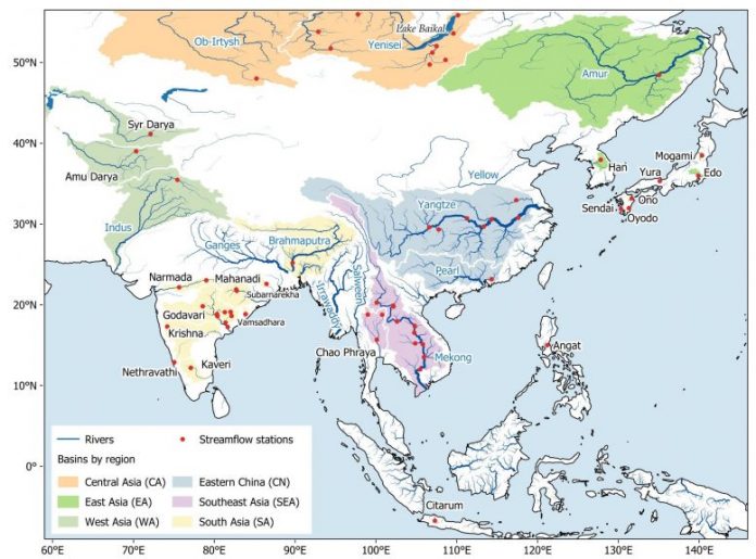 Asian Monsoon Region Map