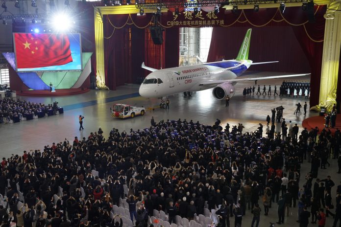 China's aviation future rests with the Comac C919 aircraft