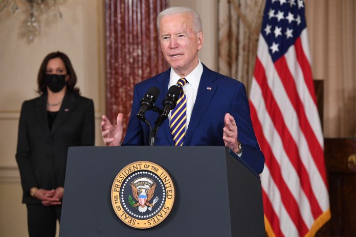 Biden says U.S. will not hesitate to raise the cost on Russia