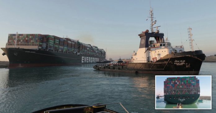 A huge container ship that has been lodged in the Suez Canal for six days has is starting to move, paving the way to clear the global shipping backlogs.