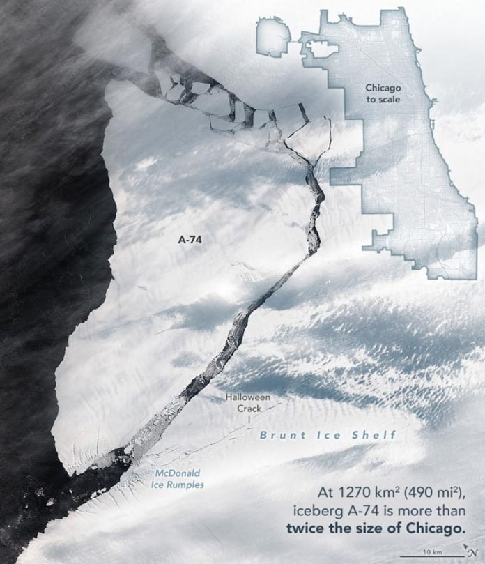 A-74 Iceberg Annotated