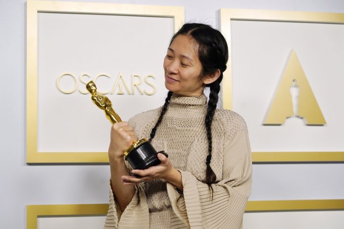 Chloe Zhao becomes second woman to win best director