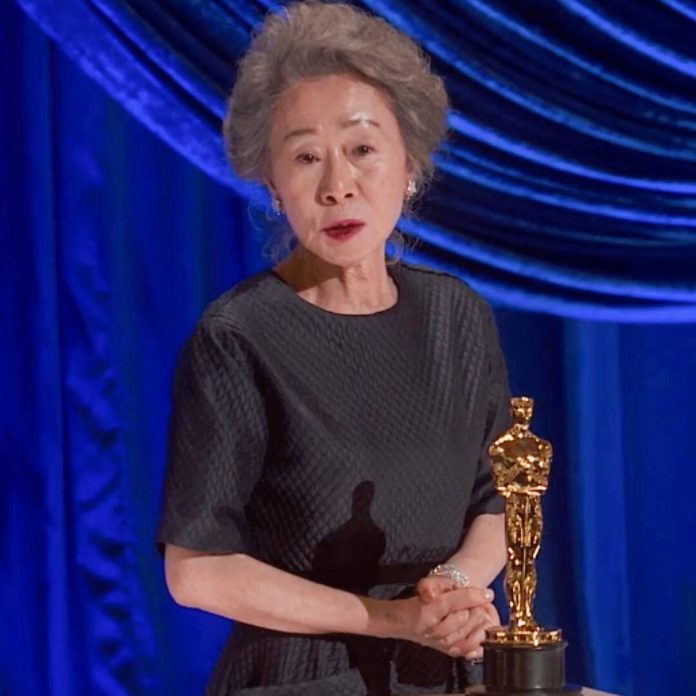 Yuh-Jung Youn Just Became the First Korean Woman to Win at the Oscars - E! Online
