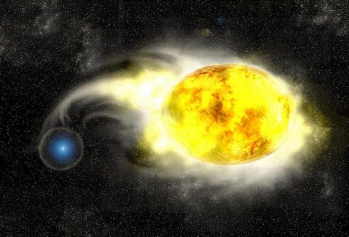 Yellow Supergiant in a Close Binary With a Blue, Main Sequence Companion Star