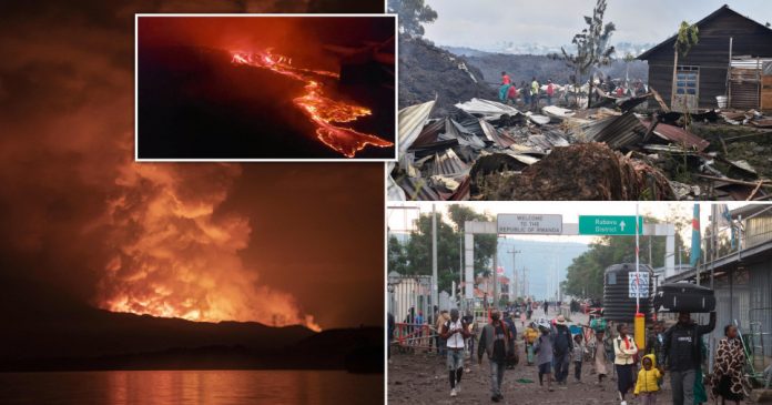  Mount Nyiragongo has erupted, threatening the city of Goma
