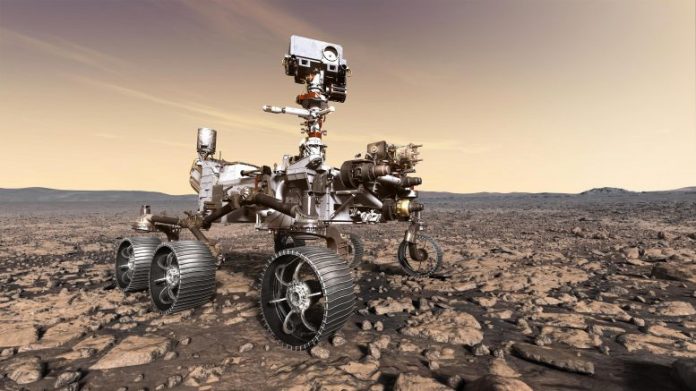 NASA's Mars 2020 Rover Studying Its Surroundings