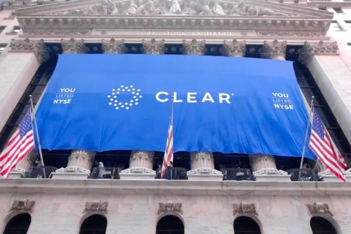 Biometrics company CLEAR trades higher on first day as public company