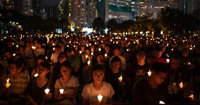 Hong Kong vigil organizer arrested on Tiananmen anniversary