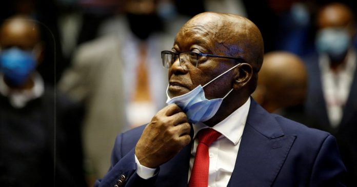 South African court orders ex-president to jail for contempt