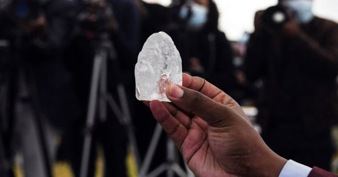 World's third largest diamond unearthed in Botswana