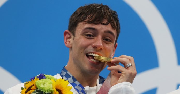 Britain's Tom Daley tells LGBTQ youth 'you are not alone' after taking gold at Tokyo Olympics