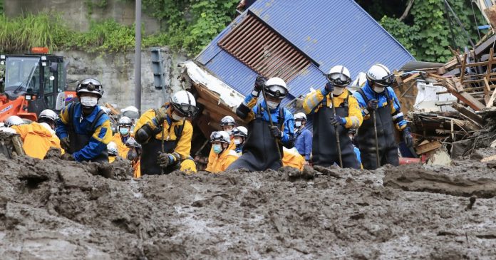 Japanese landslide kills 3 people and leaves another 80 missing