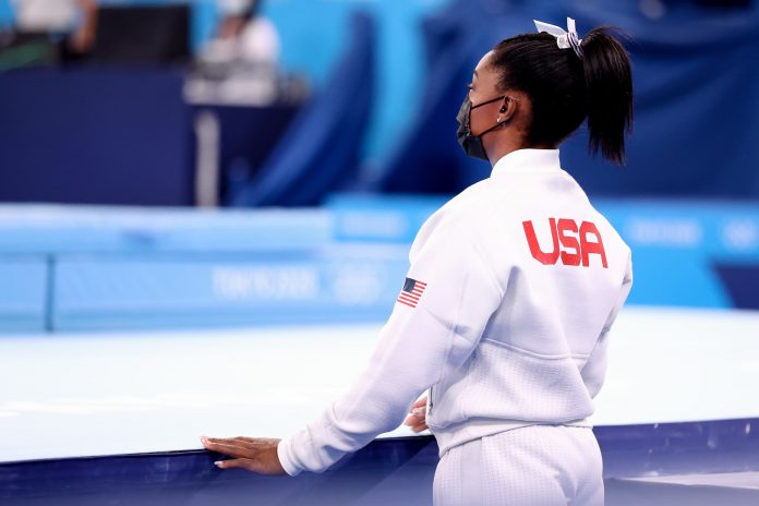 Simone Biles withdraws from vault and uneven bars finals