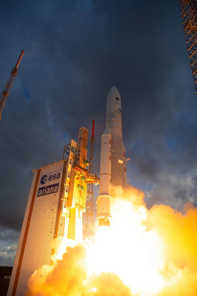 Eutelsat Quantum Launch on Ariane 5 Rocket