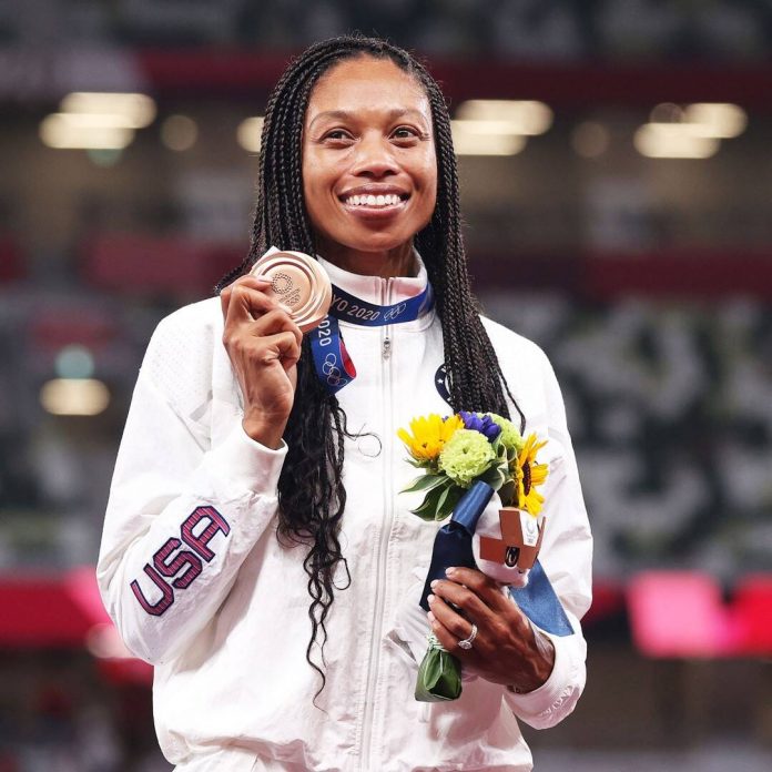 Track Star Allyson Felix's Olympic Win Cements Her Spot in History - E! Online