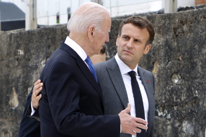 Biden and Macron to meet after France-U.S. submarine spat