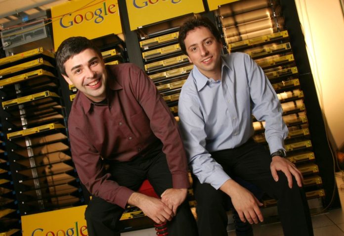 Portraits of the Founders of Google