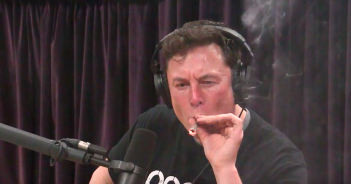 Elon Musk smokes weed, talks flamethrowers on Joe Rogan podcast
