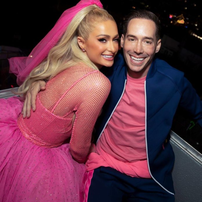 Paris Hilton Is Pretty in Pink at Her Wedding Carnival After-Party