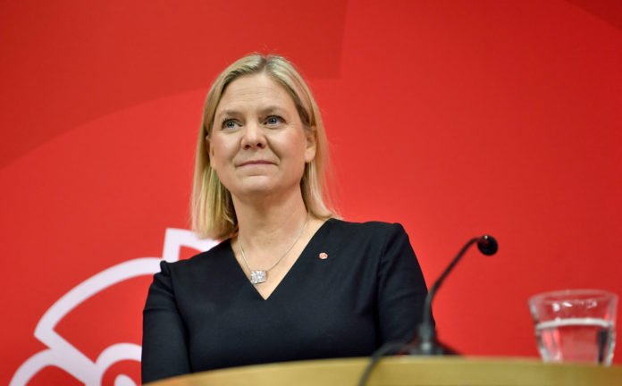 Sweden’s parliament approves first female prime minister
