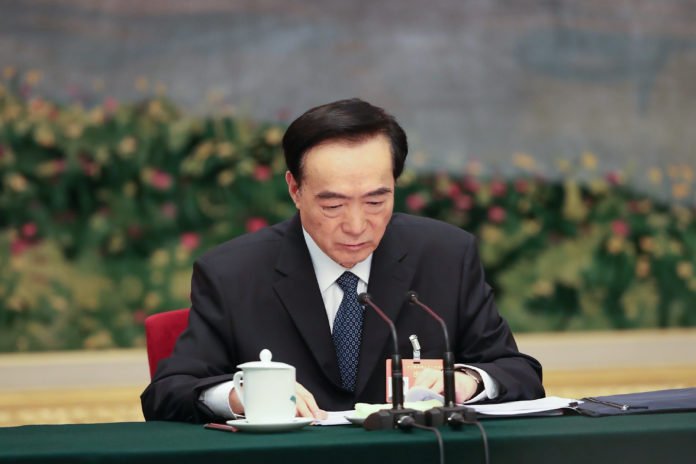 China replaces Xinjiang Communist Party chief Chen Quanguo
