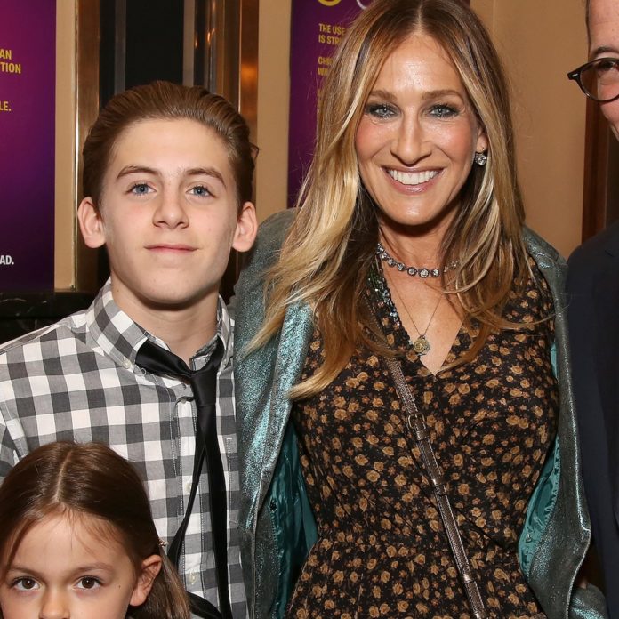 SJP Holds Hands With Son James During Rare Red Carpet Appearance
