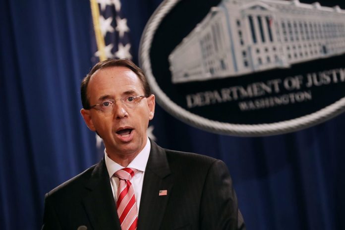 Deputy Attorney General Rod Rosenstein Announces Indictment Of 12 Russian Military Officers For DNC Hacking