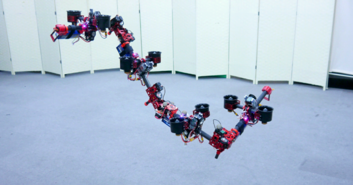 A flying snake robot code-named DRAGON. What could go wrong?