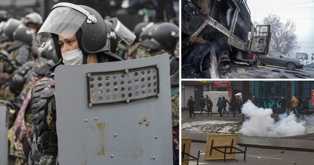 More than 160 have been killed during protests in Kazakhstan as country denies pathogen leak