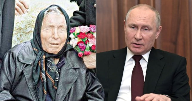 Blind mystic Baba Vanga and Vladimir Putin (Pictures: Reuters)