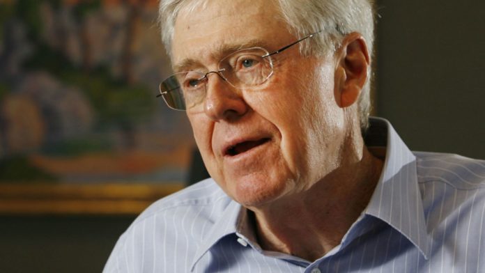 Koch Industries' campaign donations questioned after decision to remain in Russia