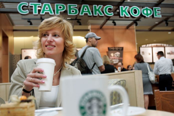 Starbucks suspends business in Russia