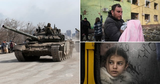 A tank and children amid Ukraine invasion: Russia has now killed 135 children 