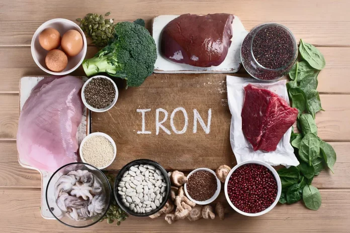Food With Iron Collage