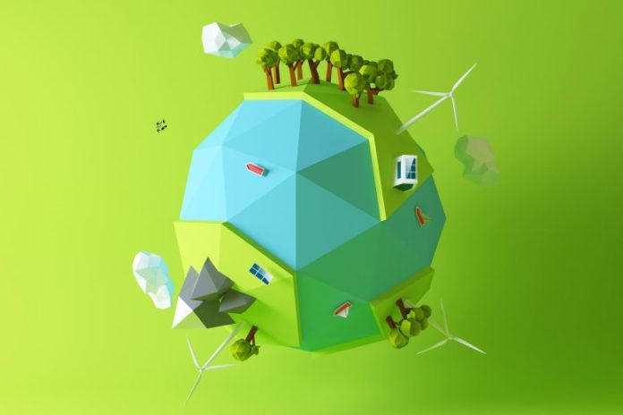 Sustainable Earth Eco Planet Concept