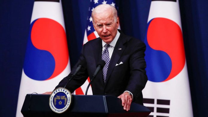 Biden says 'hello' to North Korea's Kim amid tensions over weapons tests