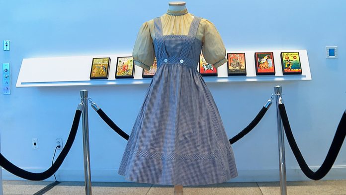 Judge blocks auction of 'Wizard of Oz' dress by Catholic University