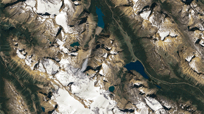 Peyto Glacier 1999-2021