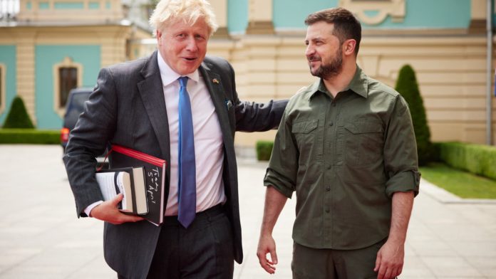 Boris Johnson stresses the need to avoid 'Ukraine fatigue'