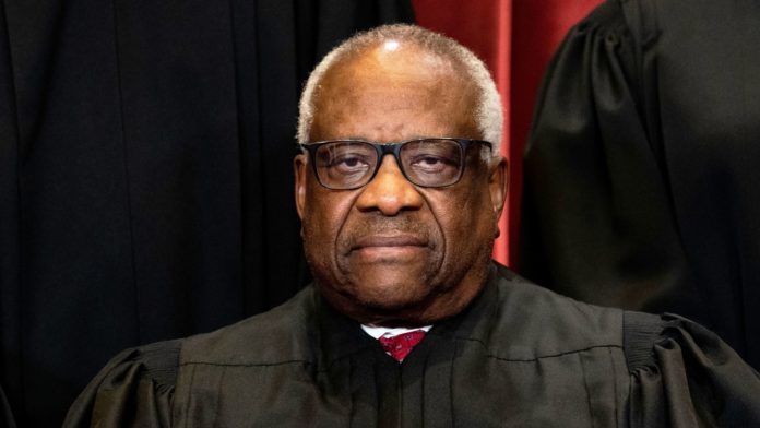 Supreme Court Justice Thomas says gay rights rulings open to be tossed