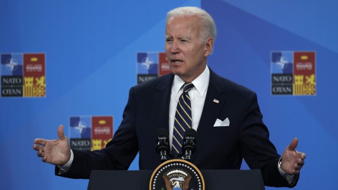 Biden calls on Congress to ease Senate rules to codify Roe v. Wade