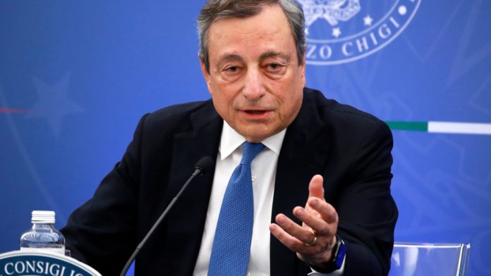 Italian PM Draghi wins confidence vote, but three parties snub motion