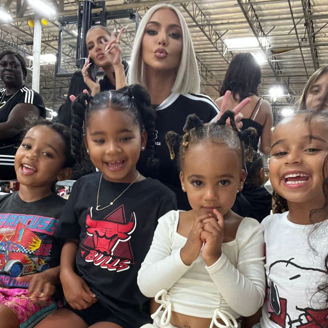 Kardashian Kids Cheer on North West at Her Basketball Game